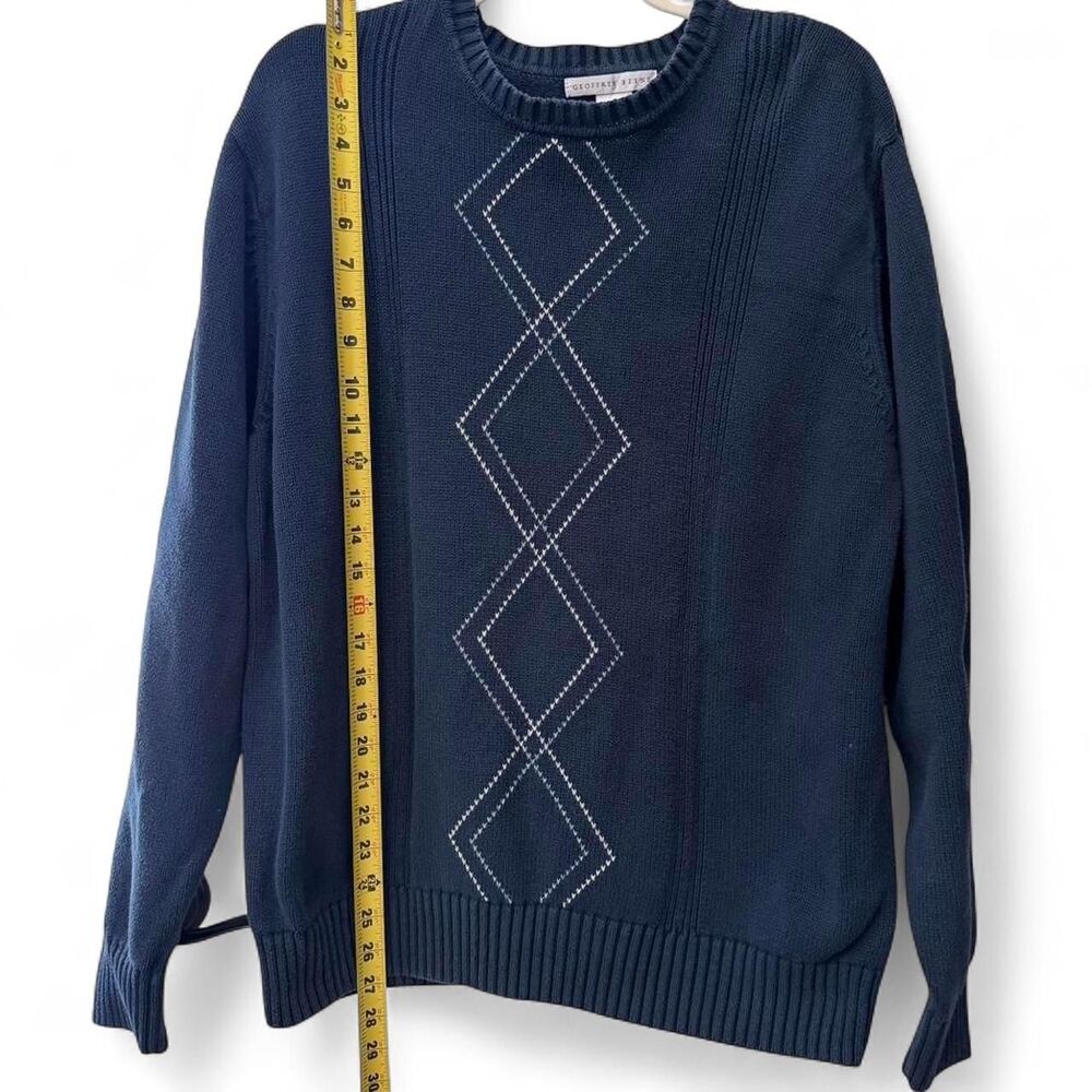 Geoffrey-beene Women's Navy and Blue Jumper